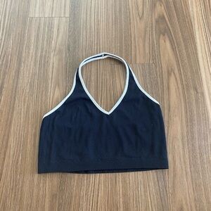 Garage Black Halter Top